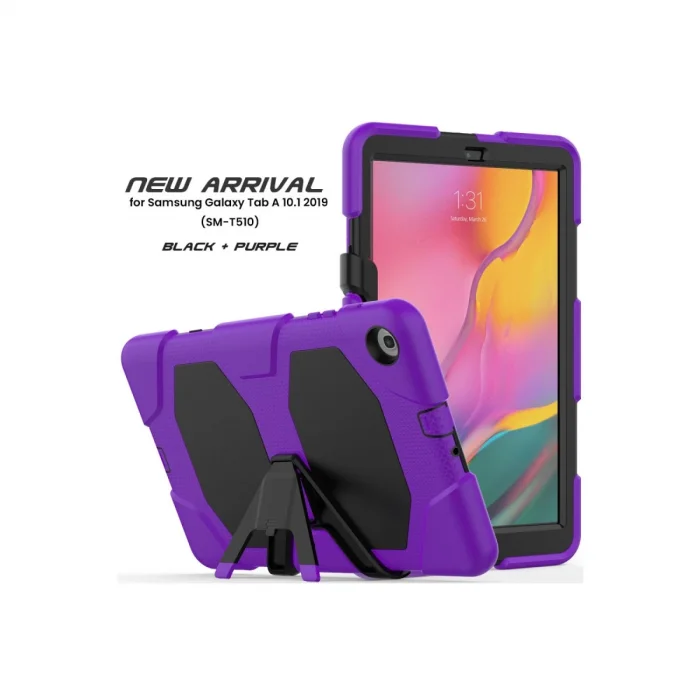 BUĞZ Samsung Galaxy T510 Tab A 10.1 Kılıf Griffin Tablet Kapak - Mor