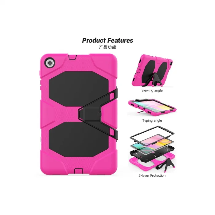 BUĞZ Samsung Galaxy T510 Tab A 10.1 Kılıf Griffin Tablet Kapak - Pembe