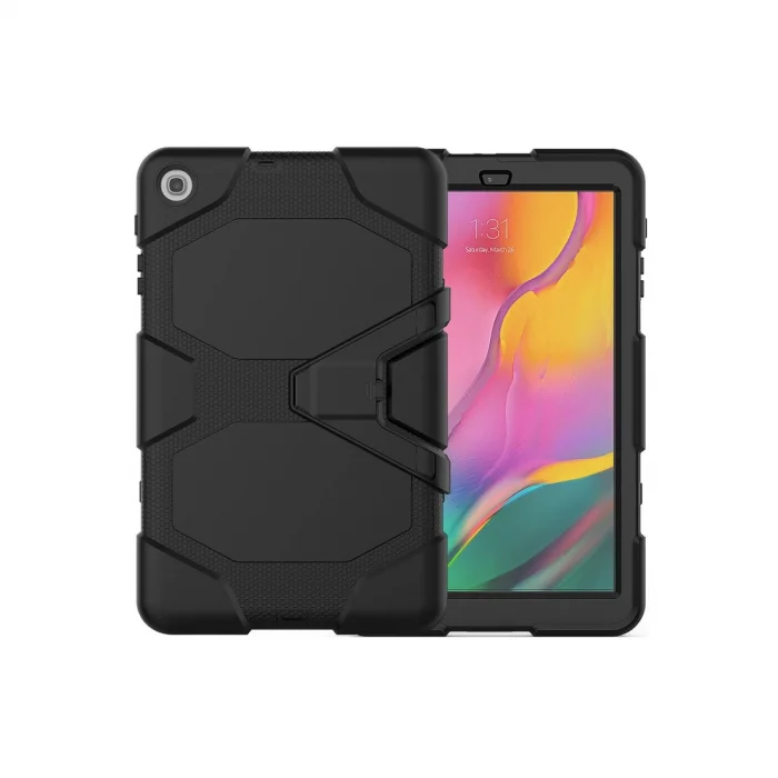 BUĞZ Samsung Galaxy T510 Tab A 10.1 Kılıf Griffin Tablet Kapak - Siyah