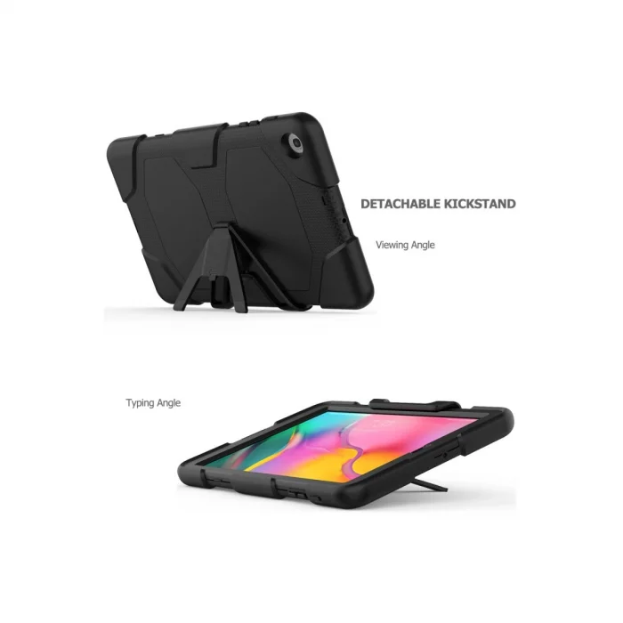 BUĞZ Samsung Galaxy T510 Tab A 10.1 Kılıf Griffin Tablet Kapak - Siyah