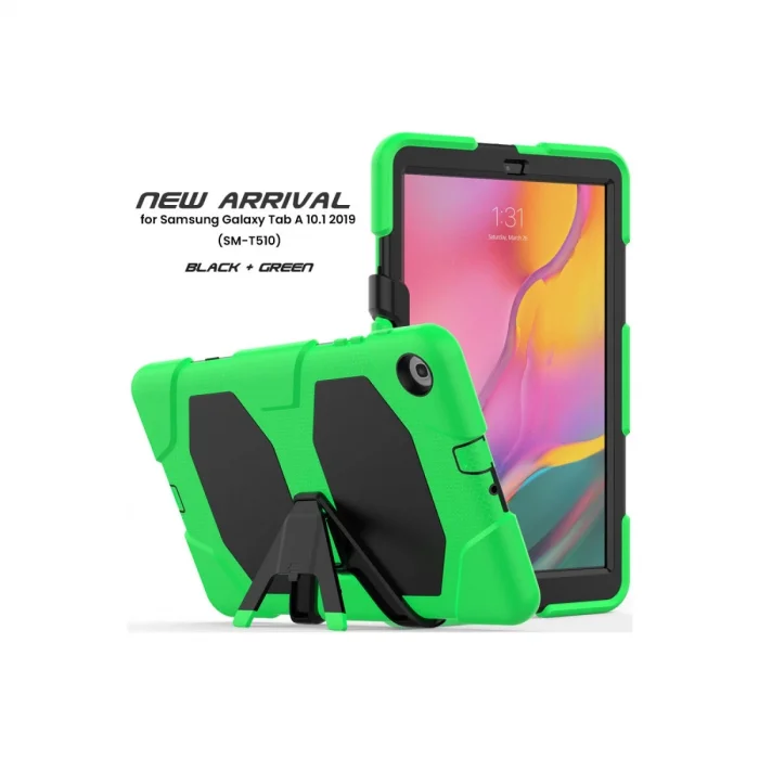 BUĞZ Samsung Galaxy T510 Tab A 10.1 Kılıf Griffin Tablet Kapak - Yeşil