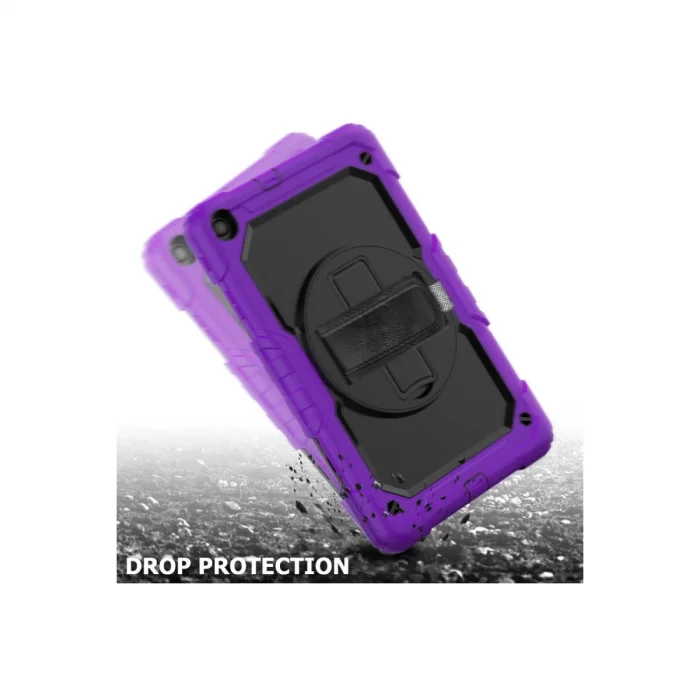 BUĞZ Samsung Galaxy T510 Tab A 10.1 Kılıf Pars Tablet Kapak - Mor