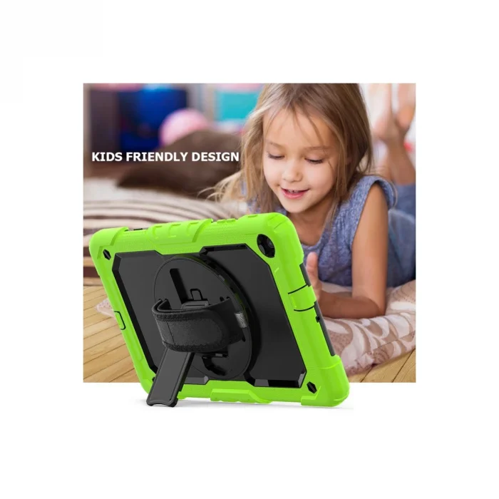 BUĞZ Samsung Galaxy T510 Tab A 10.1 Kılıf Pars Tablet Kapak - Yeşil