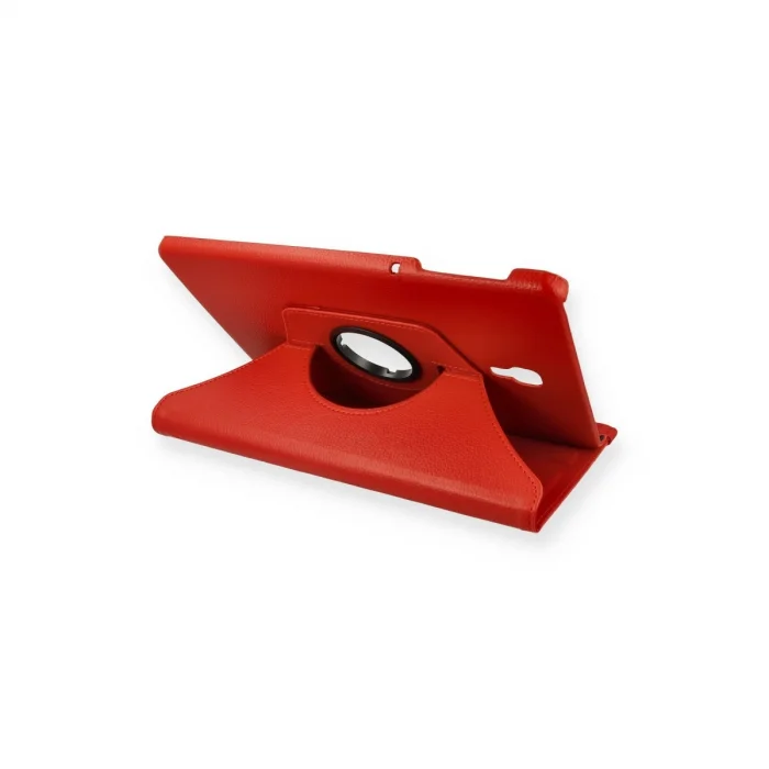 BUĞZ Samsung Galaxy T590 Tab A 10.5 Kılıf 360 Tablet Deri Kılıf - Kırmızı