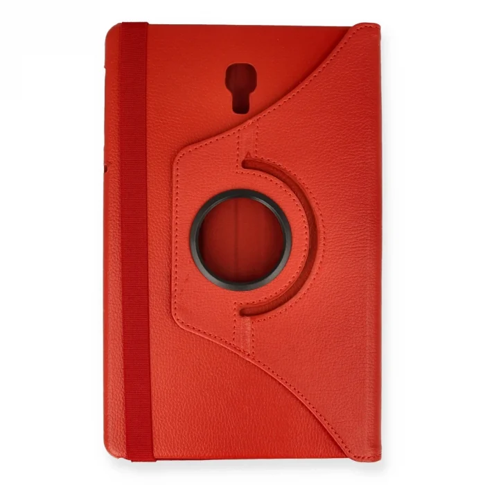 BUĞZ Samsung Galaxy T590 Tab A 10.5 Kılıf 360 Tablet Deri Kılıf - Kırmızı