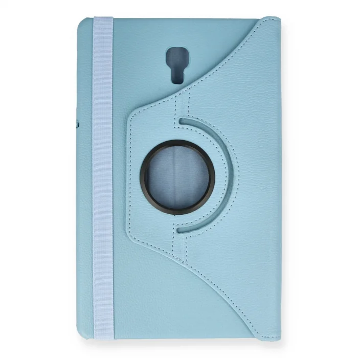 BUĞZ Samsung Galaxy T590 Tab A 10.5 Kılıf 360 Tablet Deri Kılıf - Turkuaz