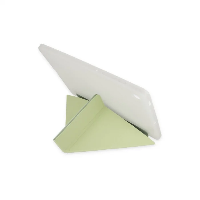 BUĞZ Samsung Galaxy T737 Tab S7 Fe 12.4 Kılıf Kalemlikli Mars Tablet Kılıfı - Açık Yeşil