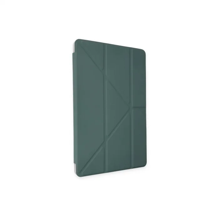 BUĞZ Samsung Galaxy T737 Tab S7 Fe 12.4 Kılıf Kalemlikli Mars Tablet Kılıfı - Koyu Yeşil