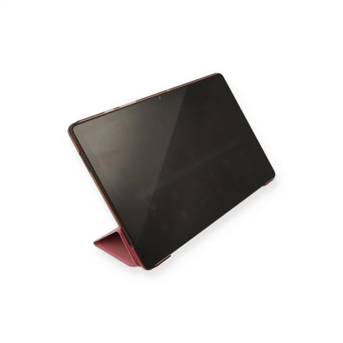 BUĞZ Samsung Galaxy T870 Tab S7 11 Kılıf Tablet Smart Kılıf - Pembe