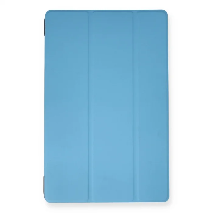 BUĞZ Samsung Galaxy T970 Tab S7 Plus 12.4 Kılıf Tablet Smart Kılıf - Mavi