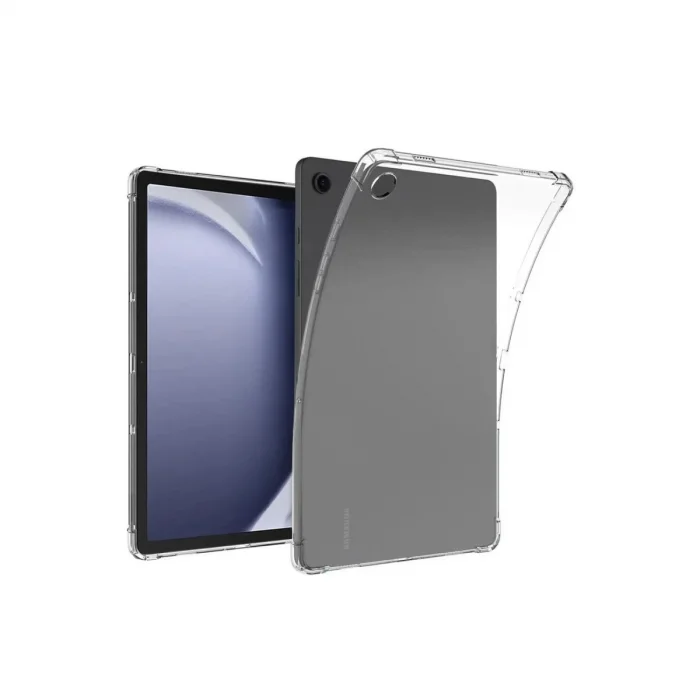 BUĞZ Samsung Galaxy Tab A11 Plus Anti Shock Tablet Silikon - Şeffaf