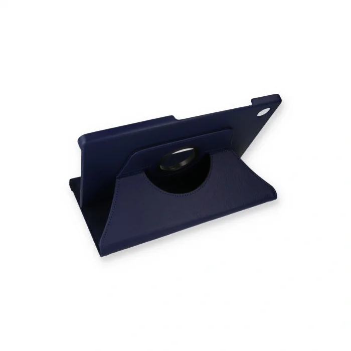 BUĞZ Samsung Galaxy Tab A9 Kılıf 360 Tablet Deri Kılıf - Lacivert