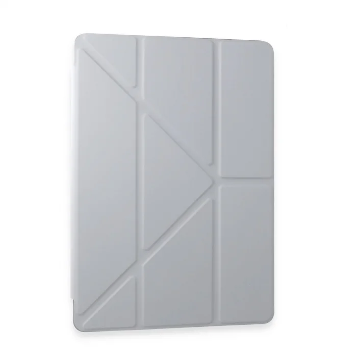 BUĞZ Samsung Galaxy Tab A9 Kılıf Kalemlikli Mars Tablet Kılıfı - Gri