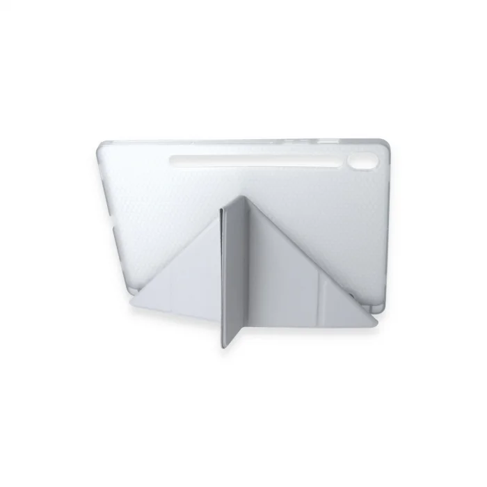 BUĞZ Samsung Galaxy Tab A9 Kılıf Kalemlikli Mars Tablet Kılıfı - Gri