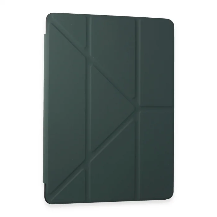 BUĞZ Samsung Galaxy Tab A9 Kılıf Kalemlikli Mars Tablet Kılıfı - Koyu Yeşil