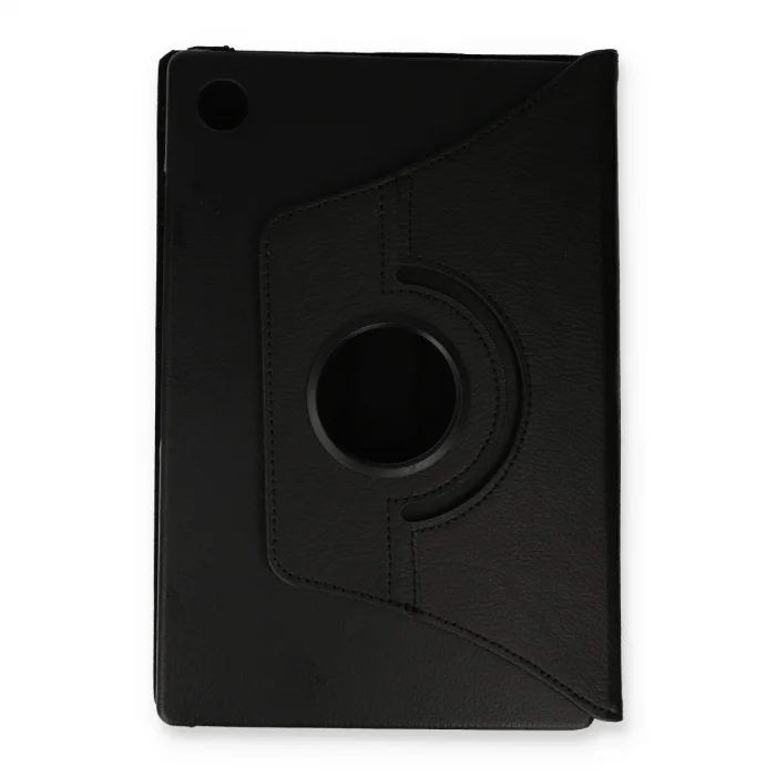 BUĞZ Samsung Galaxy Tab A9 Plus Kılıf 360 Tablet Deri Kılıf - Siyah