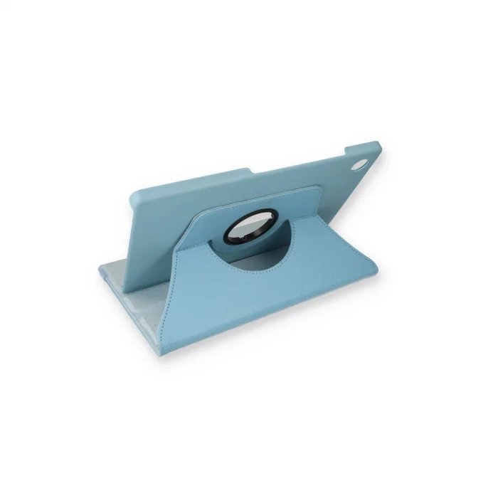 BUĞZ Samsung Galaxy Tab A9 Plus Kılıf 360 Tablet Deri Kılıf - Turkuaz