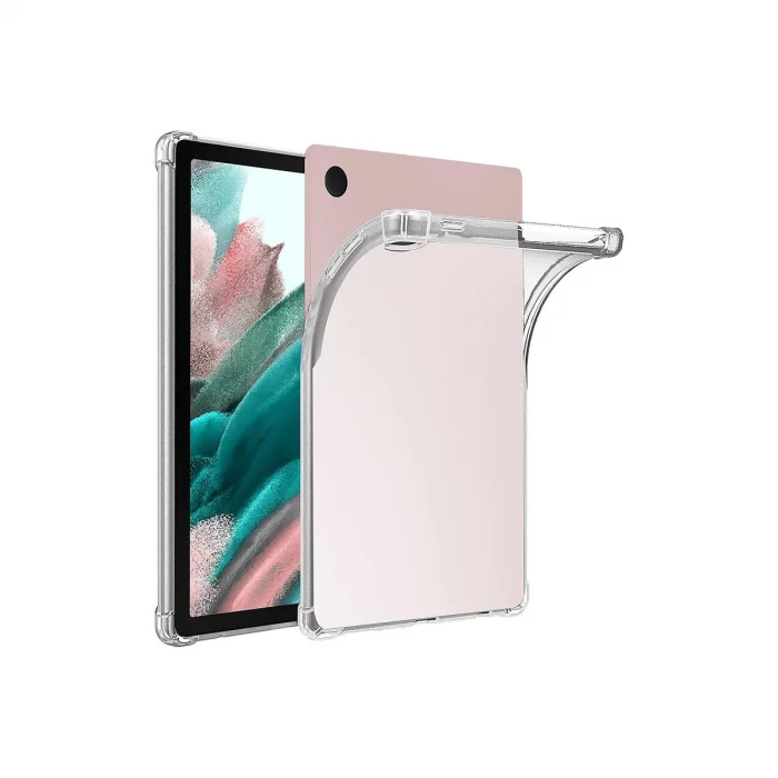 BUĞZ Samsung Galaxy Tab A9 Plus Kılıf Anti Shock Tablet Silikon - Şeffaf