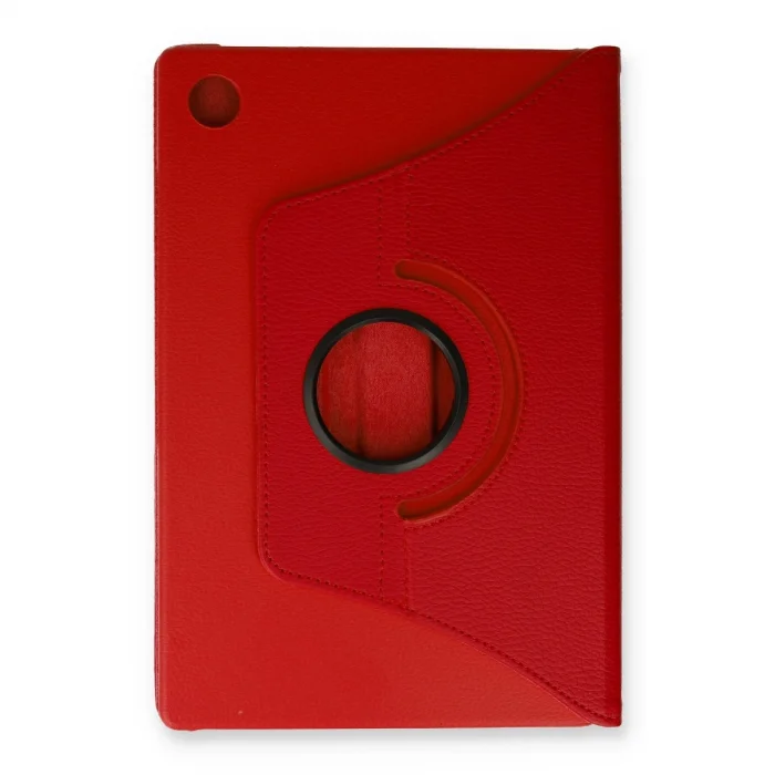 BUĞZ Samsung Galaxy X200 Tab A8 10.5 Kılıf 360 Tablet Deri Kılıf - Kırmızı