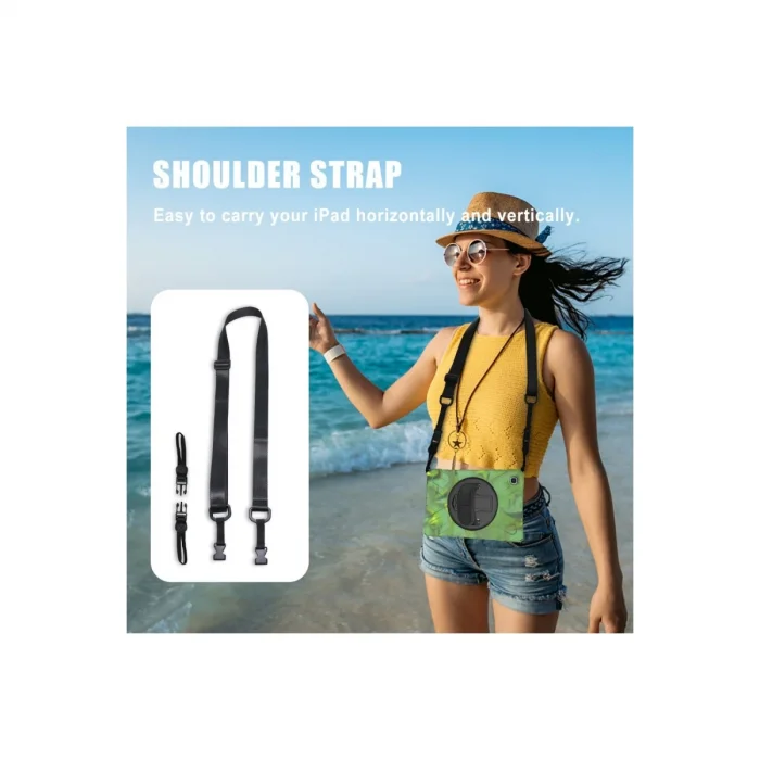 BUĞZ Samsung Galaxy X200 Tab A8 10.5 Kılıf Amazing Tablet Kapak - Kamuflaj