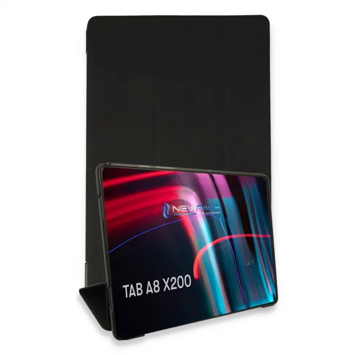 BUĞZ Samsung Galaxy X200 Tab A8 10.5 Kılıf Tablet Smart Kılıf - Siyah