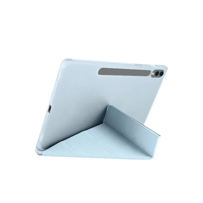 BUĞZ Samsung Galaxy X510 Tab S9 Fe 11 Kılıf Kalemlikli Mars Tablet Kılıfı - Mavi