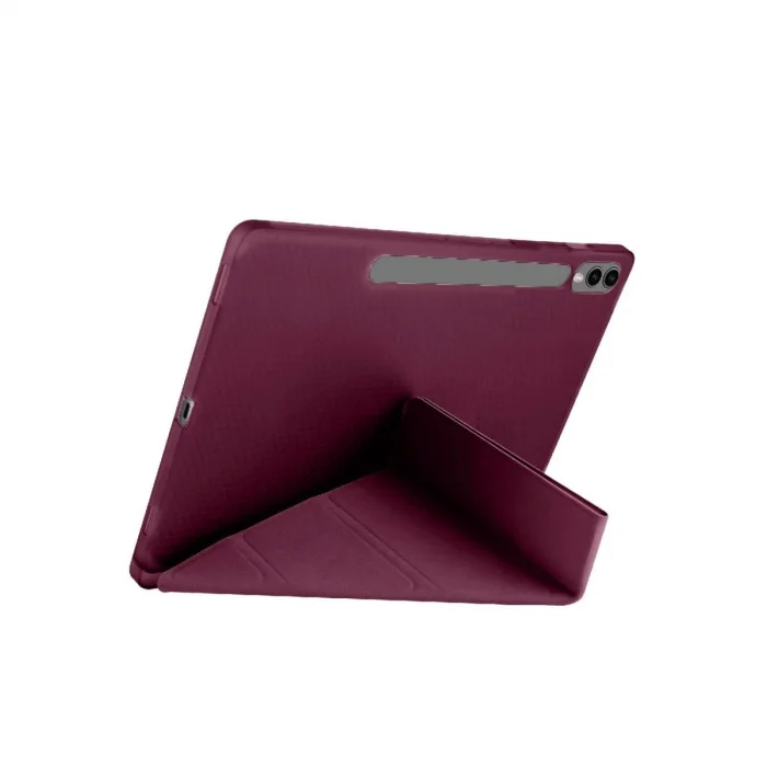 BUĞZ Samsung Galaxy X510 Tab S9 Fe 11 Kılıf Kalemlikli Mars Tablet Kılıfı - Mürdüm