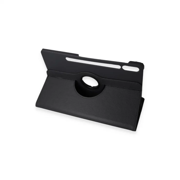 BUĞZ Samsung Galaxy X610 Tab S9 Fe Plus 12.4 Kılıf 360 Tablet Deri Kılıf - Siyah