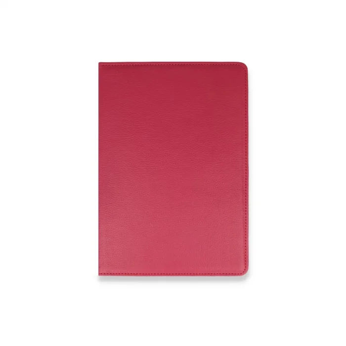 BUĞZ Samsung Galaxy X800 Tab S8 Plus 12.4 Kılıf 360 Tablet Deri Kılıf - Pembe