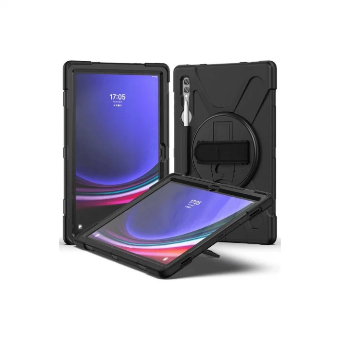 BUĞZ Samsung Galaxy X930 Tab S11 Ultra 14.6 Kılıf Amazing Tablet Kapak - Siyah