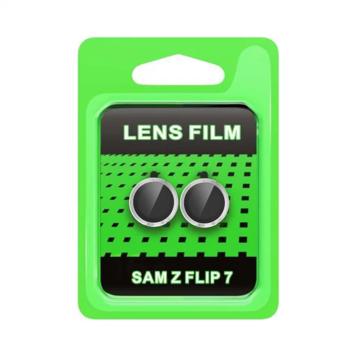 BUĞZ Samsung Galaxy Z Flip 7 Raze Metal Kamera Lens - Gümüş