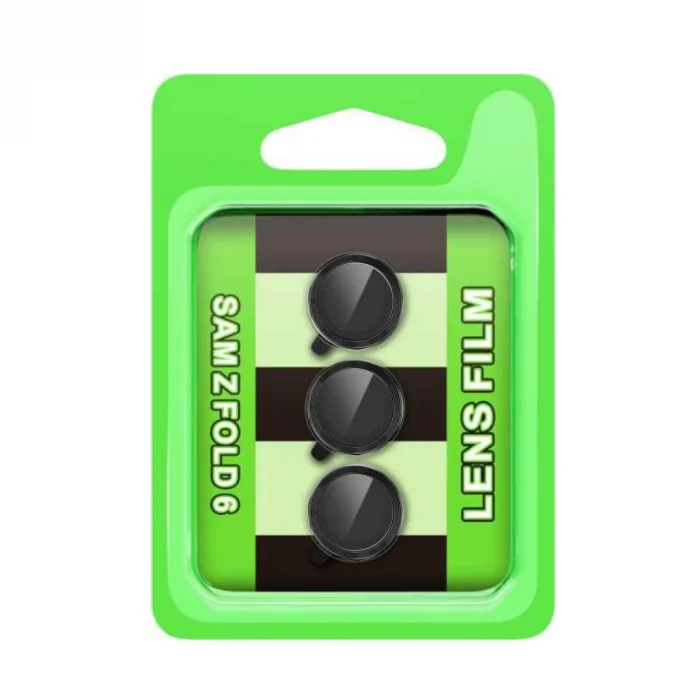 BUĞZ Samsung Galaxy Z Fold 6 Raze Metal Kamera Lens - Siyah