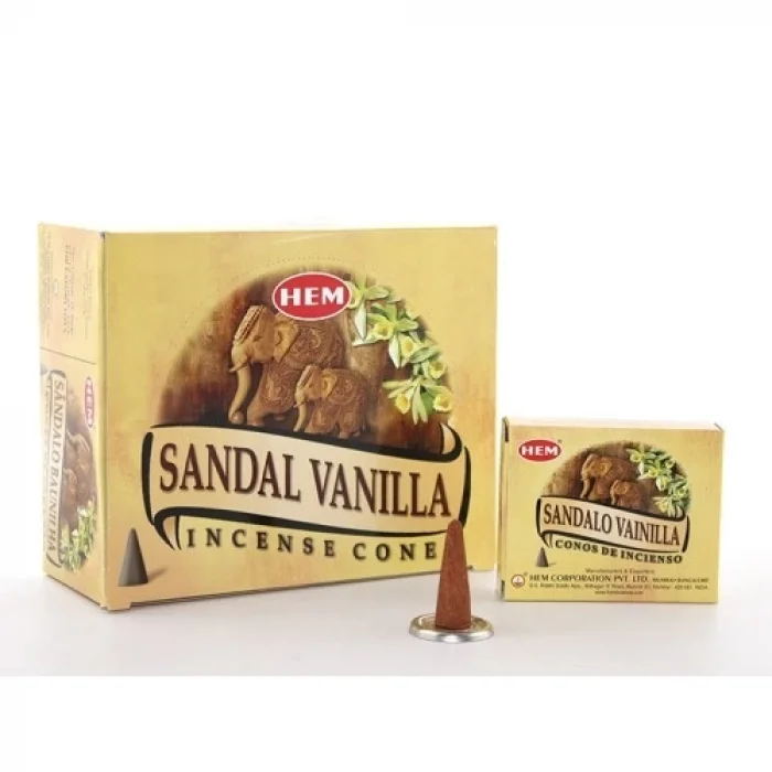  Sandal Vanilla Aromalı Konik Tütsü