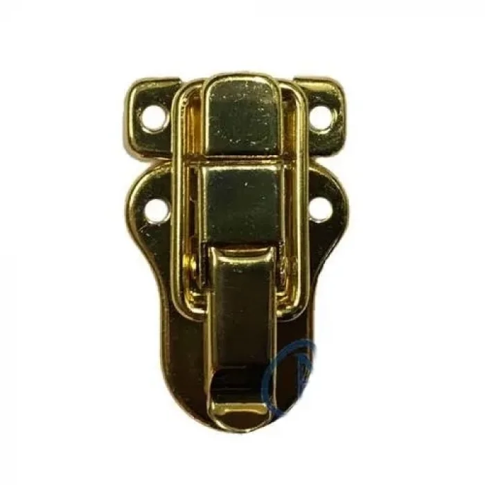 BUĞZ Sandık, Kutu Klipsi, Ön Kilidi - 48x30mm, Altın, 1 Adet