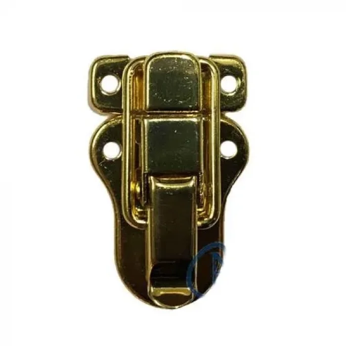 BUĞZ Sandık, Kutu Klipsi, Ön Kilidi - 48x30mm, Altın, 1 Adet
