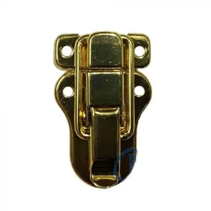 BUĞZ Sandık, Kutu Klipsi, Ön Kilidi - 48x30mm, Altın, 100 Adet