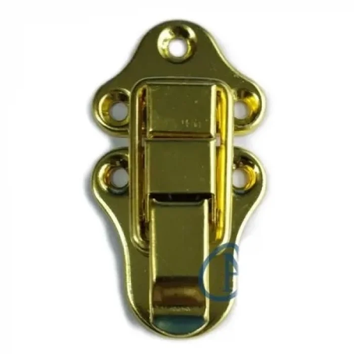 BUĞZ Sandık, Kutu Klipsi, Ön Kilidi - 72x40mm, Altın, 1 Adet