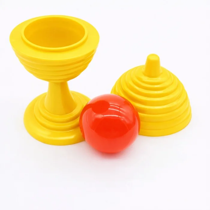 BUĞZ Sarı Renk Sihirli Kupa Top Kaybetme Oyunu - 7 cm