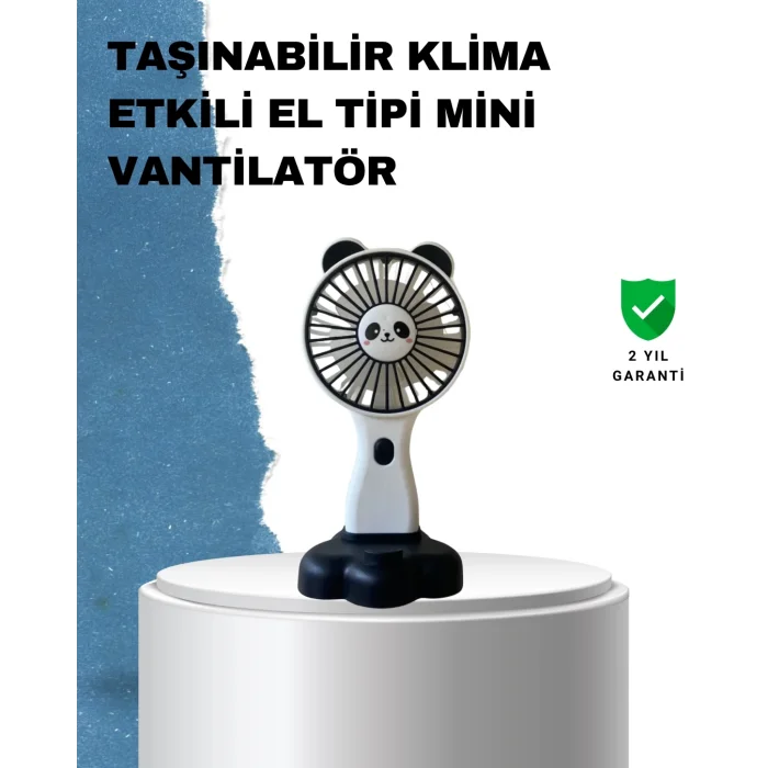  Şarj Edilebilir Taşınabilir Mini Vantilatör – USB Uyumlu