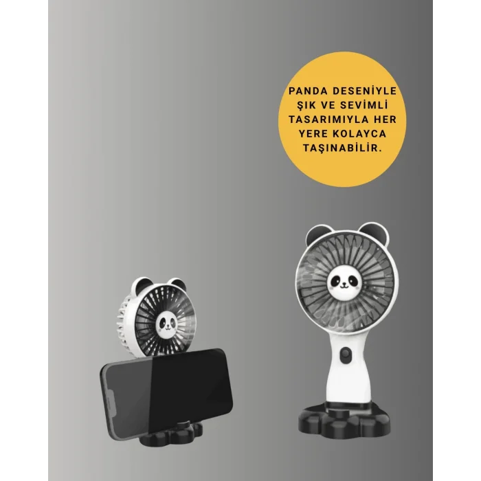  Şarj Edilebilir Taşınabilir Mini Vantilatör – USB Uyumlu