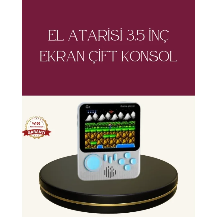 BUĞZ Şarjlı 3.5 İnç Retro Oyun Konsolu