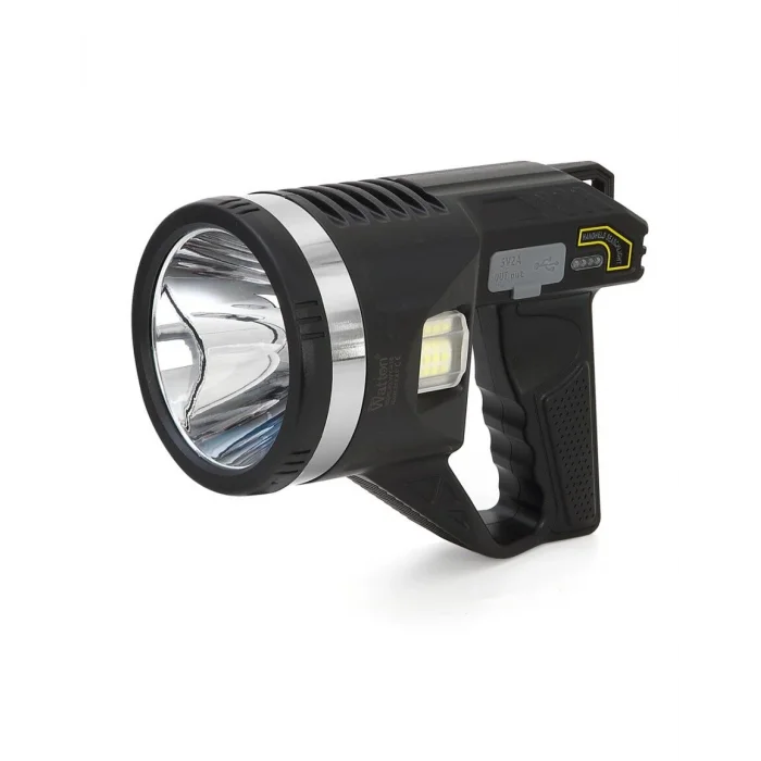 BUĞZ Şarjlı Dev Boy El Feneri Tripod Ayaklı Parlak LED El Lambası Kamp, Av ve Güvenlik İçin İdeal