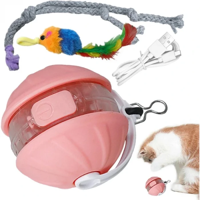 BUĞZ Şarjlı Hareketli Kedi Topu Oyuncak