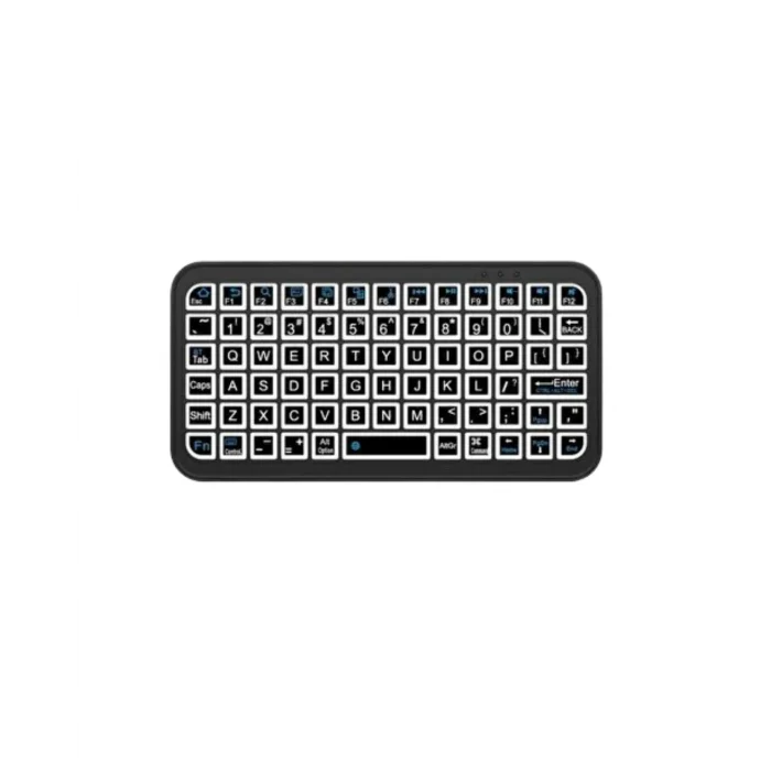 BUĞZ Şarjlı Kablosuz Mini RGB Klavye Uzun Pil Ömürlü