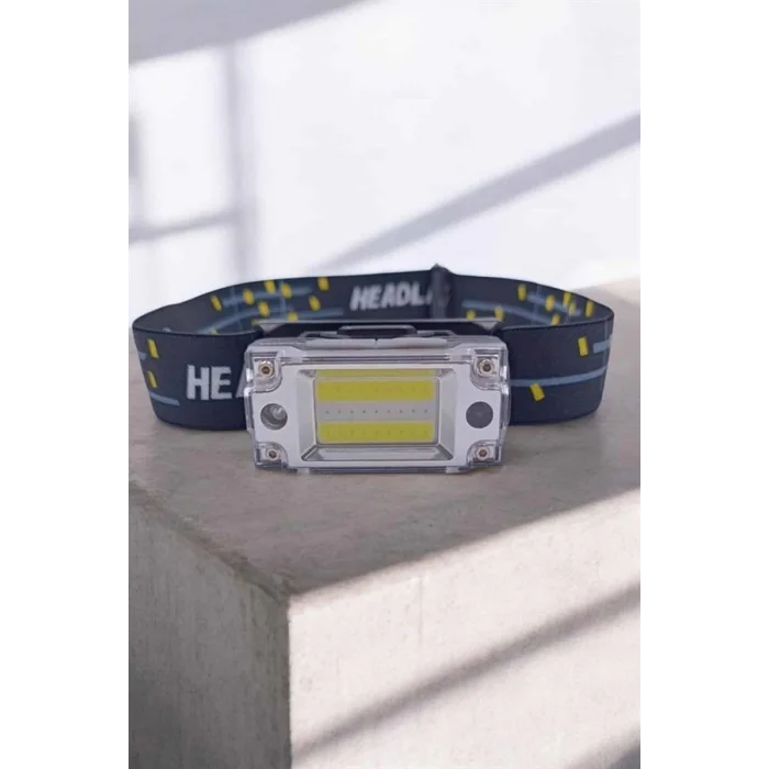 BUĞZ Şarjlı Kafa Feneri Suya Dayanıklı Ayarlanabilir Kamp Feneri - Lisinya