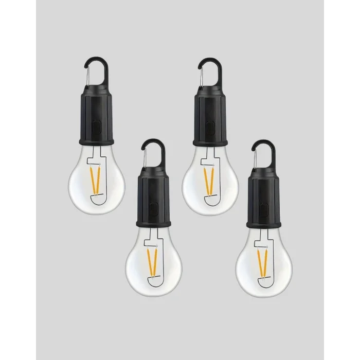 BUĞZ Şarjlı Kancalı LED Lamba – Kamp, Balkon ve Acil Durum Işığı