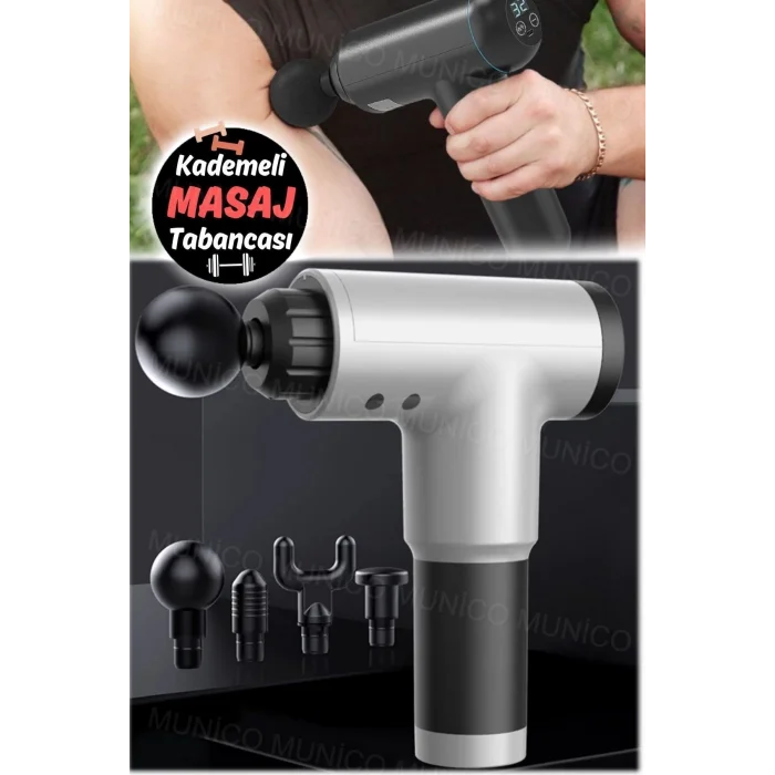 BUĞZ Şarjlı Masaj Tabancası: Yorgun Kaslar İçin Profesyonel Terapi ve Rahatlama Spor Sonrası İyileşme