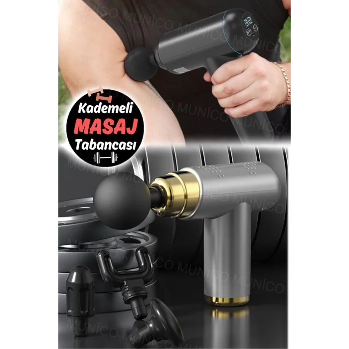 BUĞZ Şarjlı Masaj Tabancası: Yorgun Kaslar İçin Profesyonel Terapi ve Rahatlama Spor Sonrası İyileşme