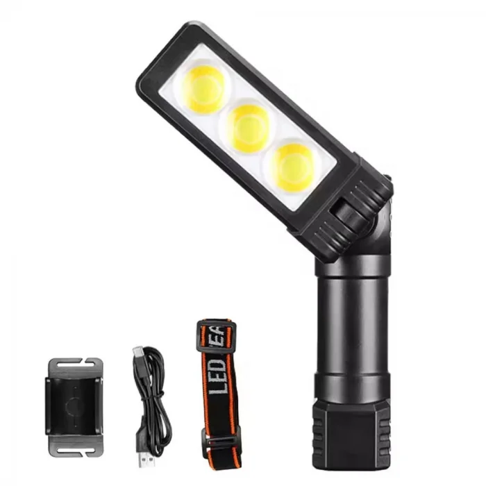 BUĞZ Şarjlı Mıknatıslı Çalışma Lambası Kafa Işığı WT-706