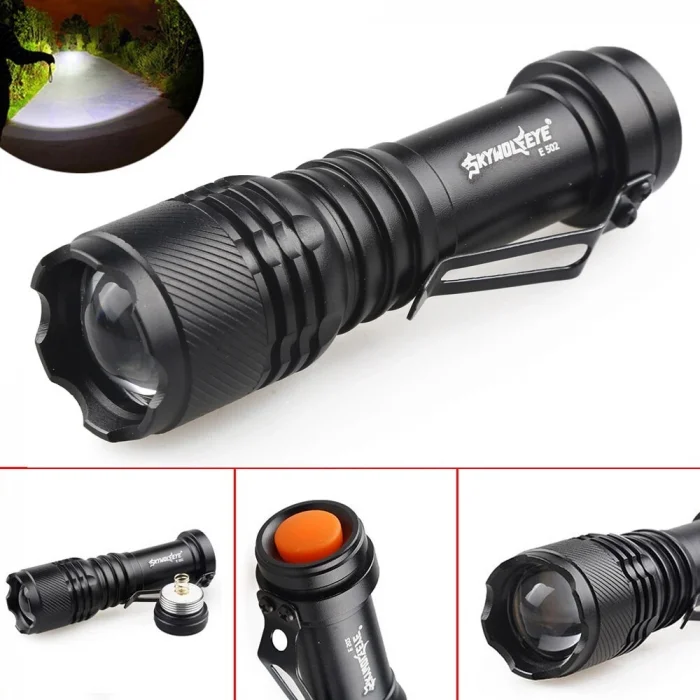 BUĞZ Şarjlı Mini Led El Feneri Cree Led 500 Lumens Bx40